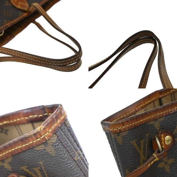 LOUIS VUITTON Neverfull PM Shoulder Tote Bag Monogram Leather BN M40155 18KB189 - Picture 8 of 16